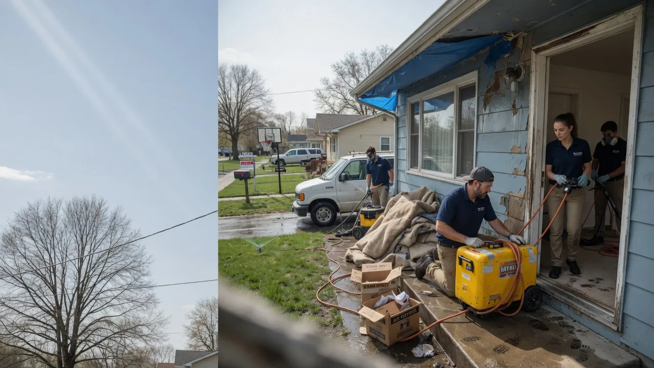 Basement Flood Cleanup in Woodburn, KY near me